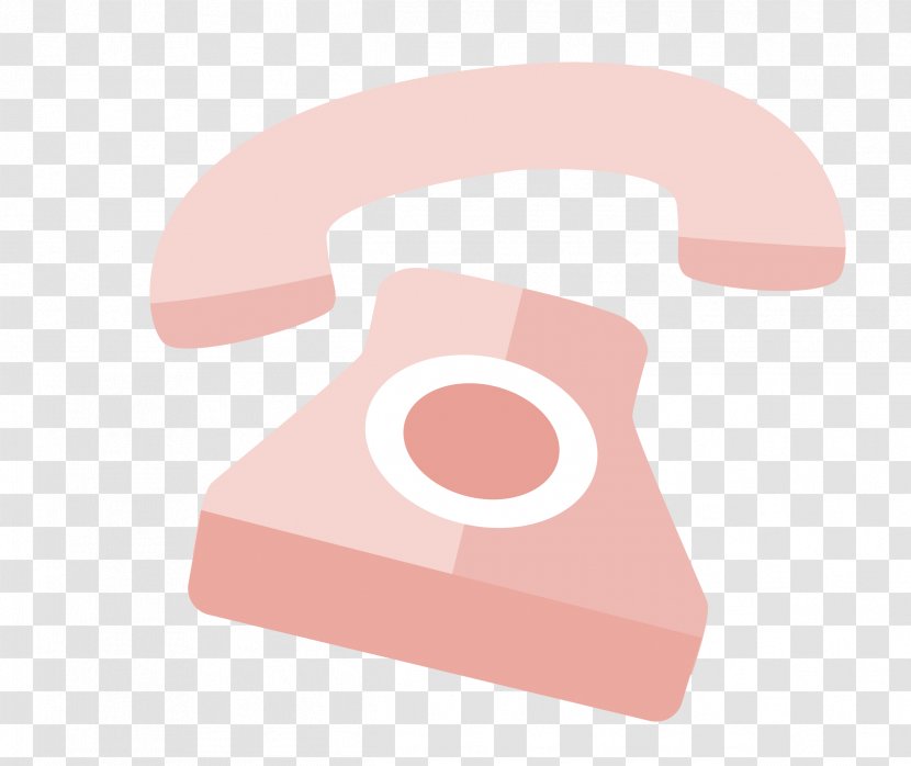Rectangle Font - Vector Cartoon Pink Phone Transparent PNG