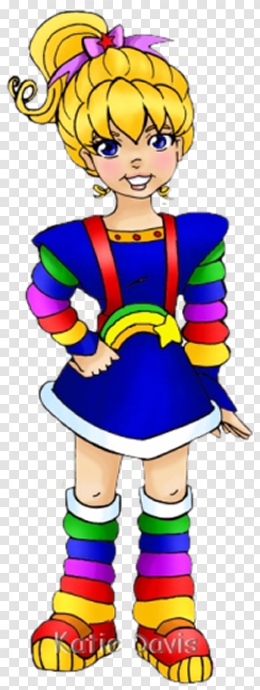 Cartoon Costume Toddler Clip Art - Rainbow Brite Transparent PNG