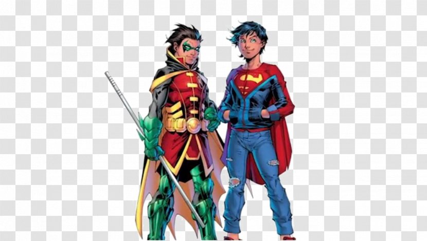 Superboy Robin Superman Damian Wayne Batman - Superhero Transparent PNG