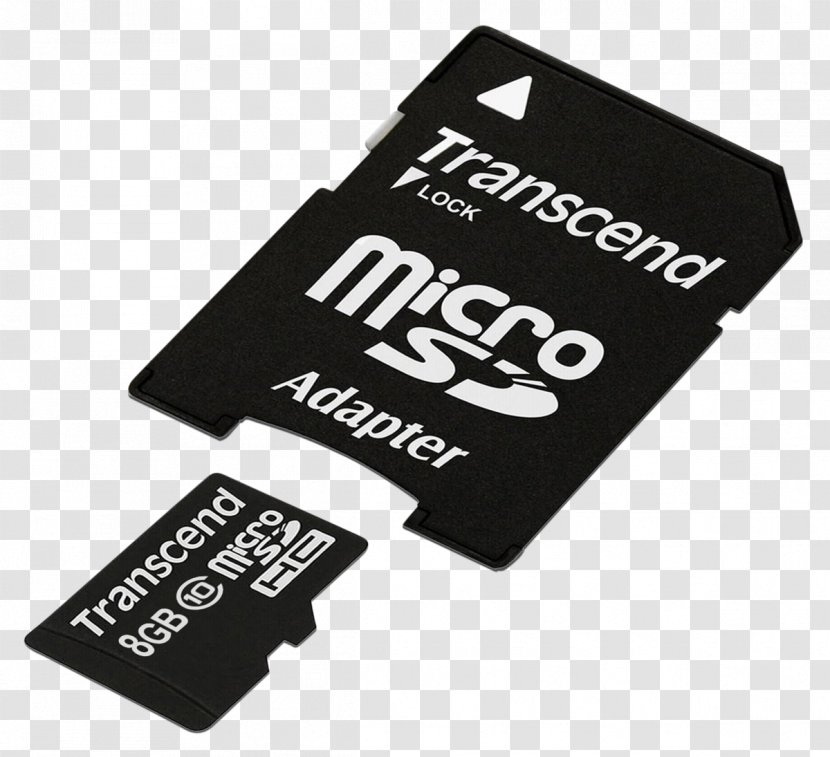 Flash Memory Cards MicroSD Secure Digital Transcend Information - Sdhc - Card Images Transparent PNG