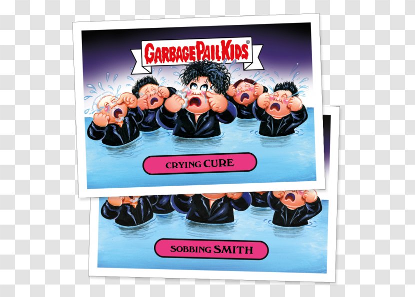 Garbage Pail Kids Musician Parody The Cure - Flower - Indie Rock Transparent PNG