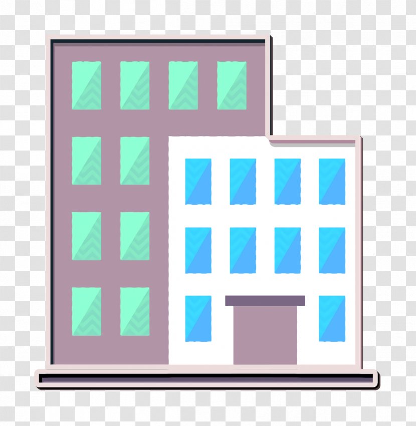 Town Icon Building School & Education - Rectangle Transparent PNG