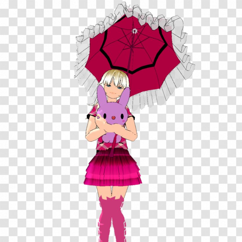 Outerwear Toddler Pink M Costume Character - Fictional - Mmd Parasol Transparent PNG