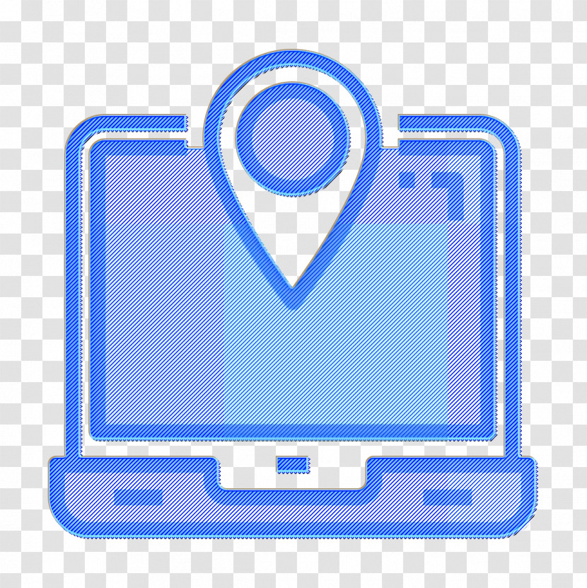 Maps And Location Icon Laptop Icon Logistic Icon Transparent PNG