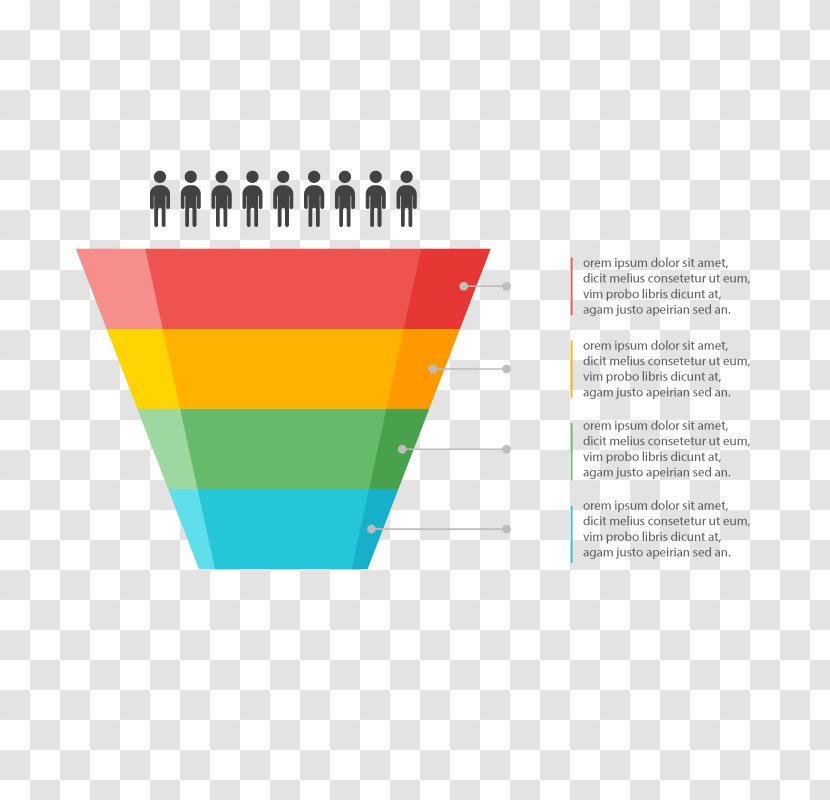 Marketing Advertising Tatvic Lead Generation Business - Vector Pyramid Transparent PNG
