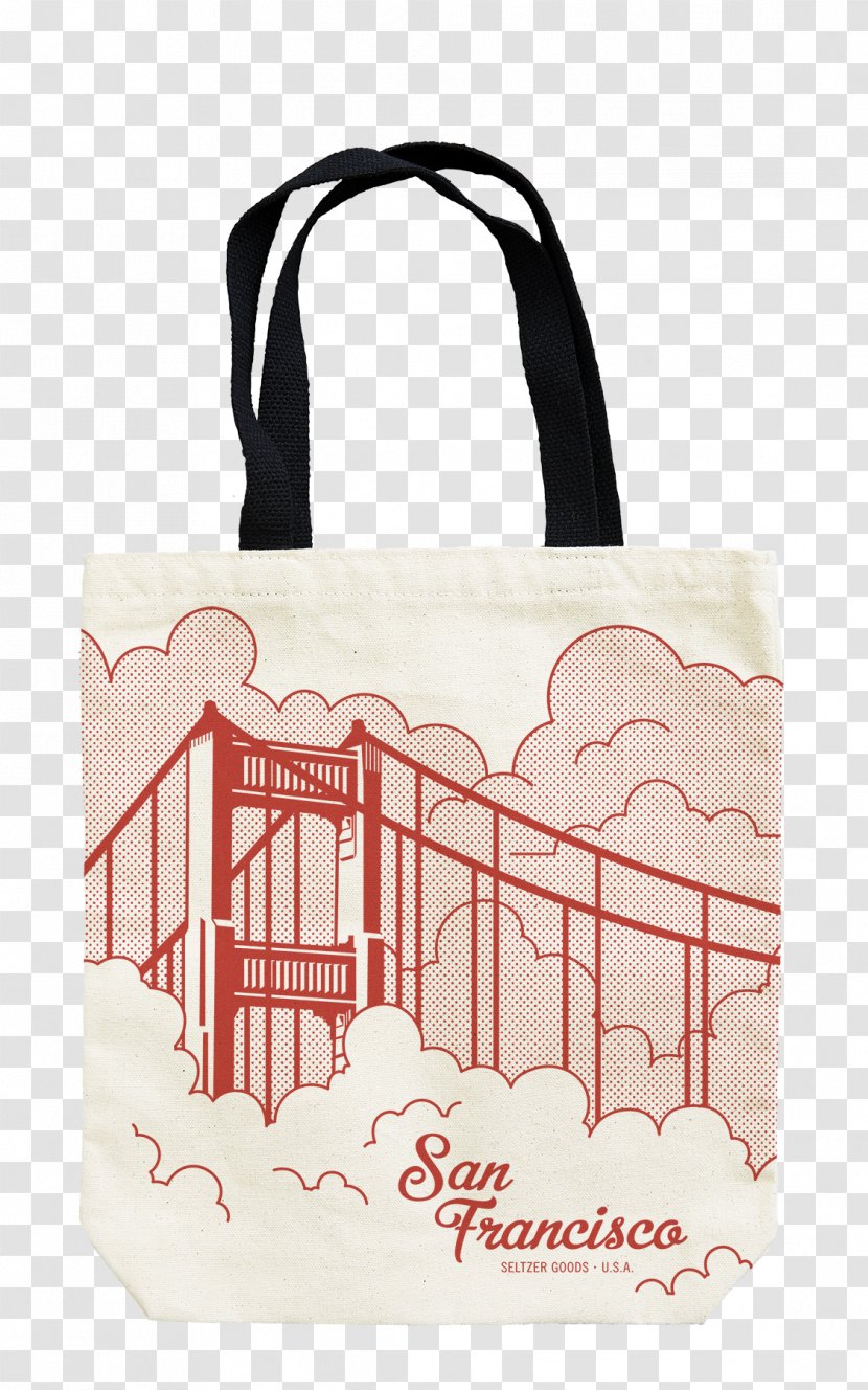 Tote Bag Handbag Canvas United States Dog - San Francisco Bridge Transparent PNG
