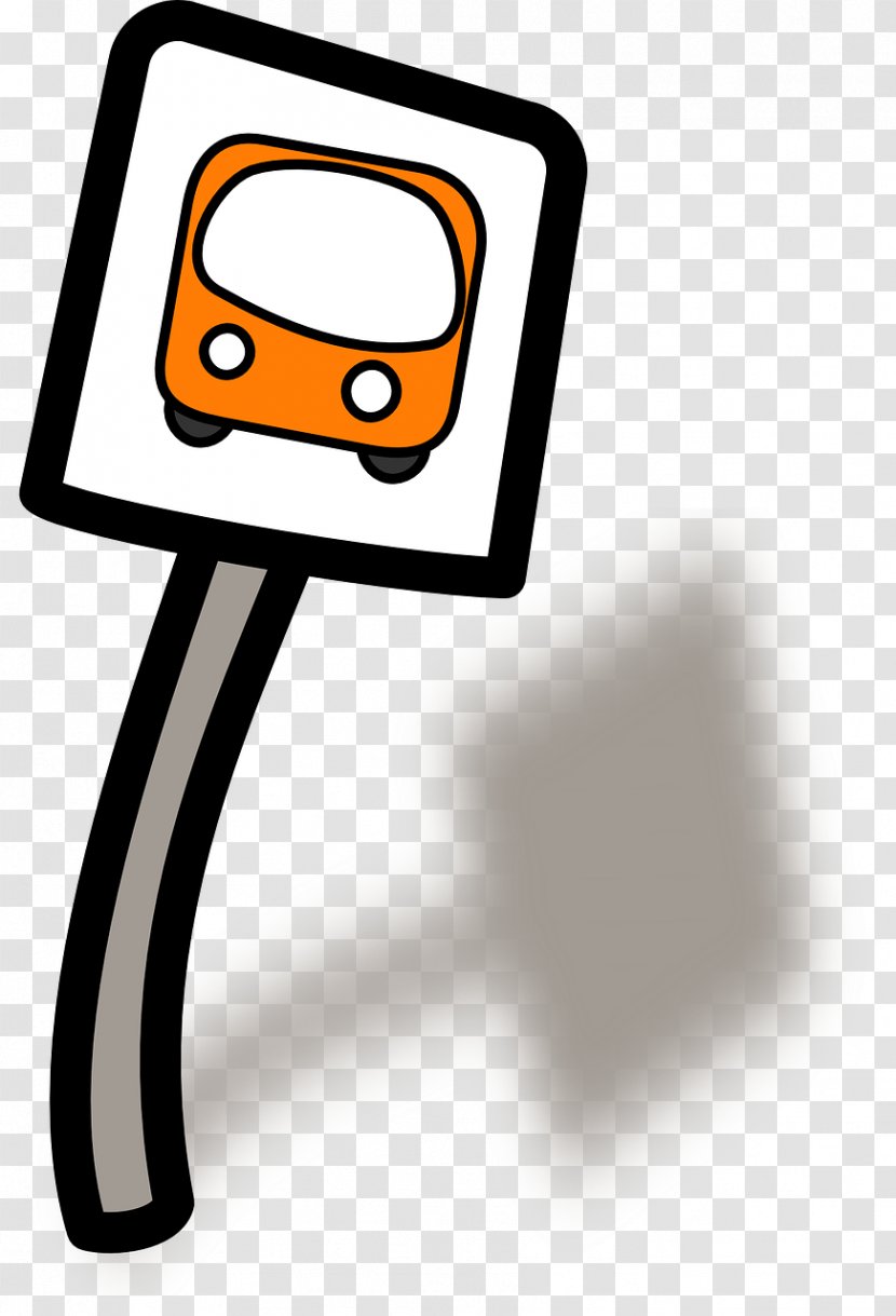 Bus Stop Clip Art Openclipart Vector Graphics - School Traffic Laws Transparent PNG