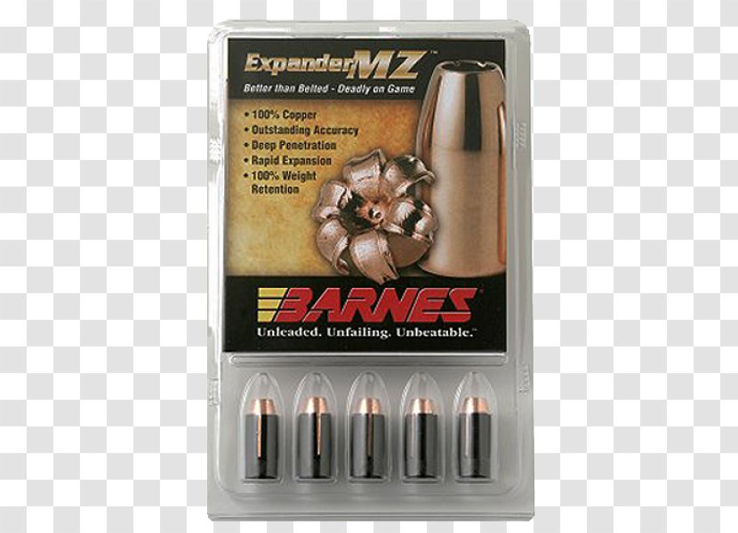 Muzzleloader Bullet Black Powder Sabot Ammunition - Firearm Transparent PNG
