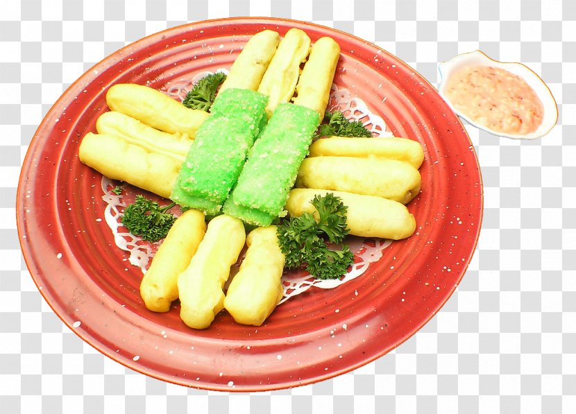 French Fries Spring Roll Vegetarian Cuisine Asian Vegetable - Fast Food - Aloe Fruit Fight Transparent PNG
