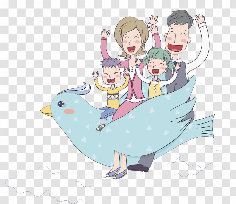 Cartoon Clip Art - Frame - Happy Family Transparent PNG