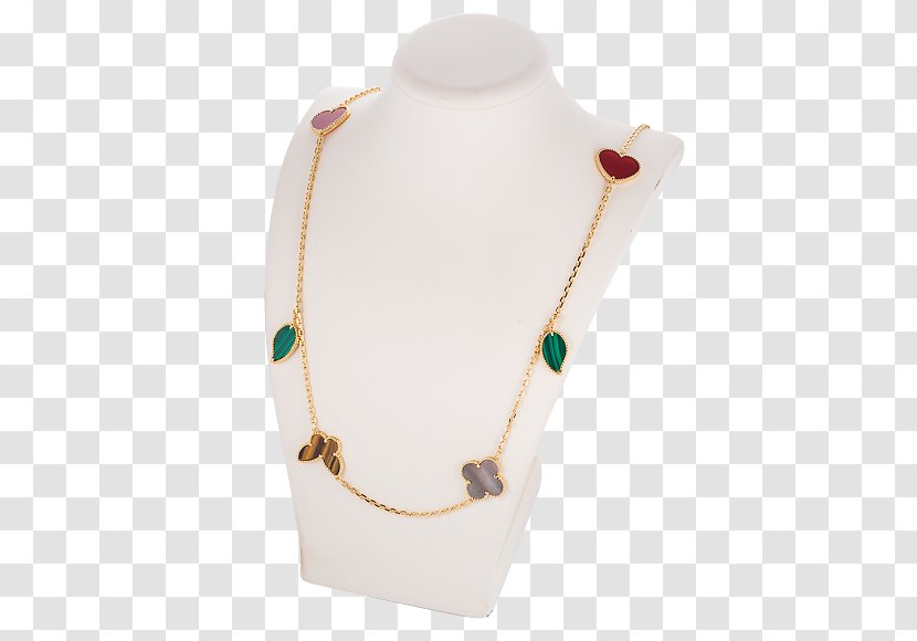 Turquoise Necklace Jewellery - Van Cleef Transparent PNG