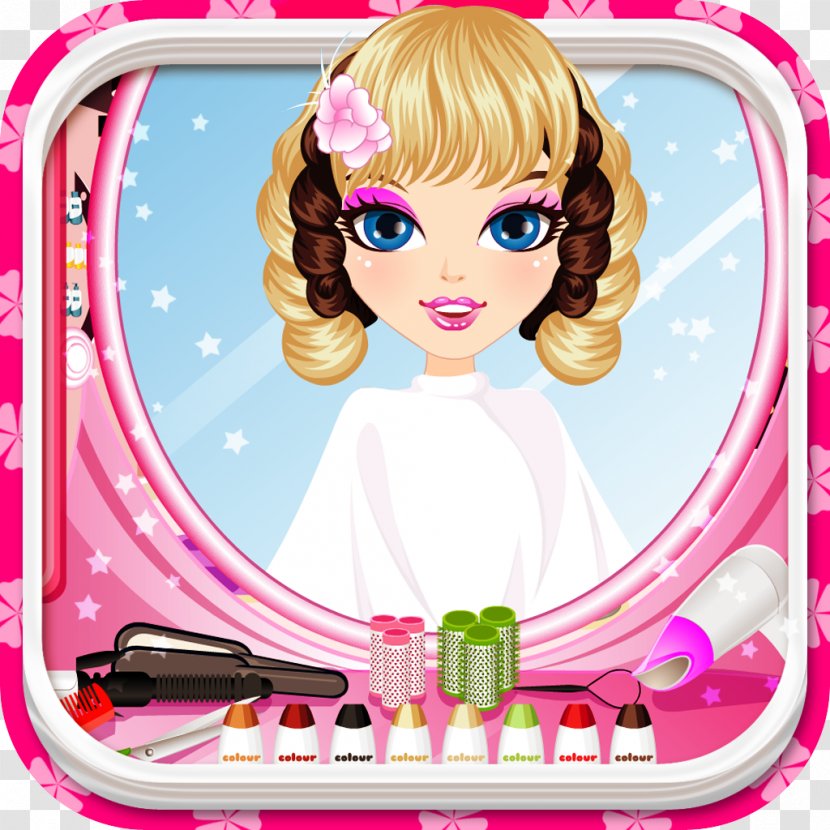 Barbie Sleep Slacking Game Toy Doll - Watercolor - Hairdresser Transparent PNG