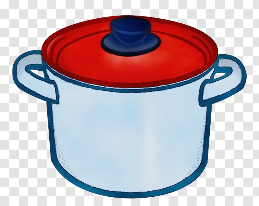 Watercolor Drawing - Wet Ink - Tableware Dutch Oven Transparent PNG