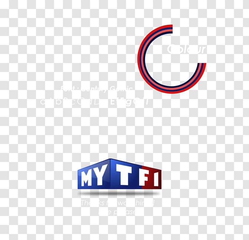 Logo Brand MyTF1 - Blue - Design Transparent PNG