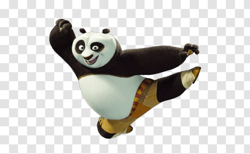 Po Giant Panda Master Shifu Kung Fu Animation - Animal Figure Transparent PNG