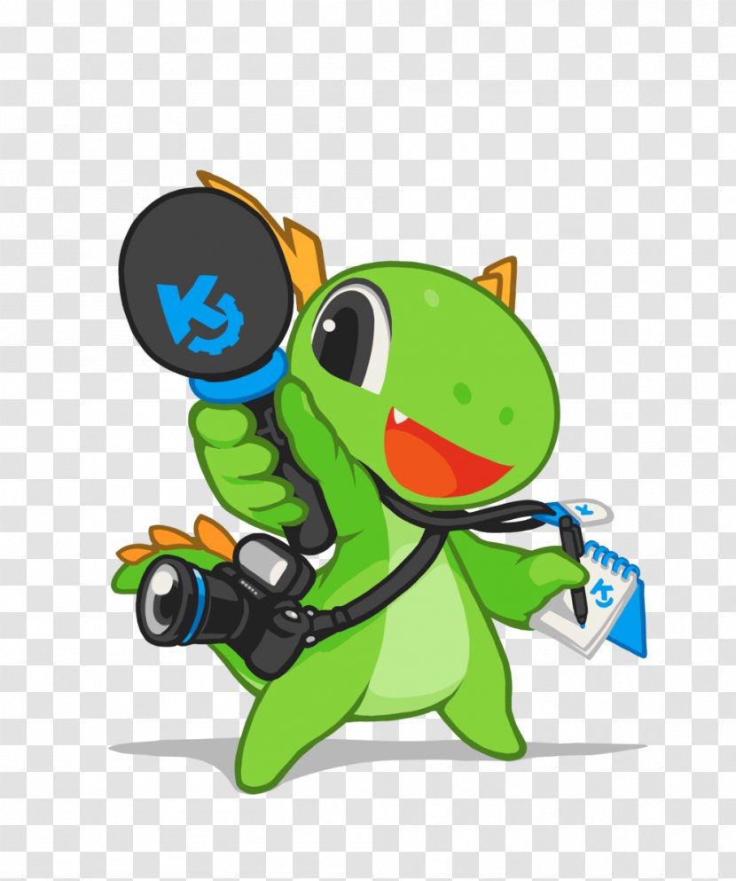 Konqi KDE Plasma 4 Computer Software Dot News - Framework - Mascot Transparent PNG