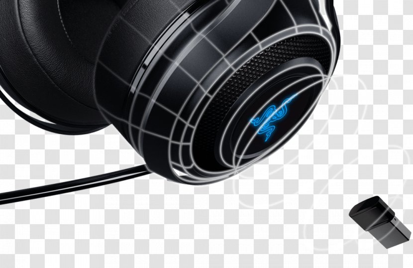 Razer Man O'War Xbox 360 Wireless Headset Headphones Inc. 7.1 Surround Sound - Tiamat 71 V2 - Virtual Transparent PNG