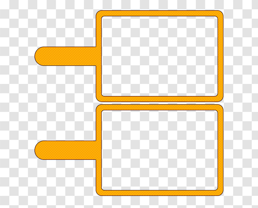 Yellow Font Line Meter Symbol Transparent PNG