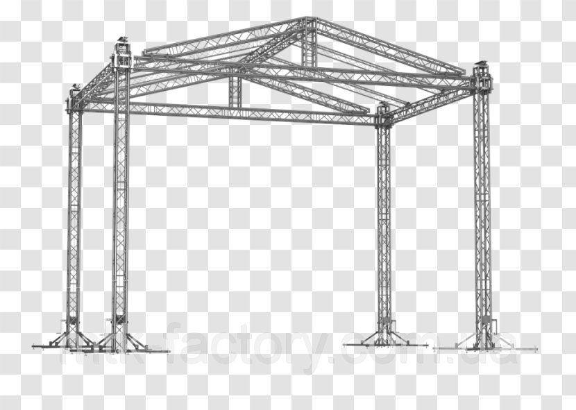 Gable Roof Timber Truss Architectural Engineering - Furniture - Steel Transparent PNG