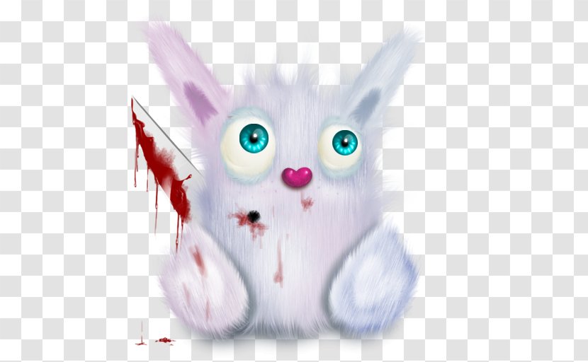 Whiskers Rabbit Leporids Easter Bunny - Cartoon - Pink Transparent PNG