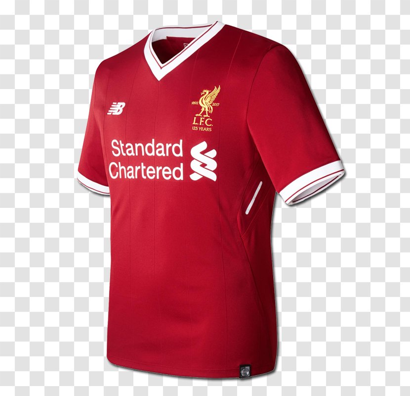 2017–18 Liverpool F.C. Season Anfield Premier League Jersey - Sportswear Transparent PNG