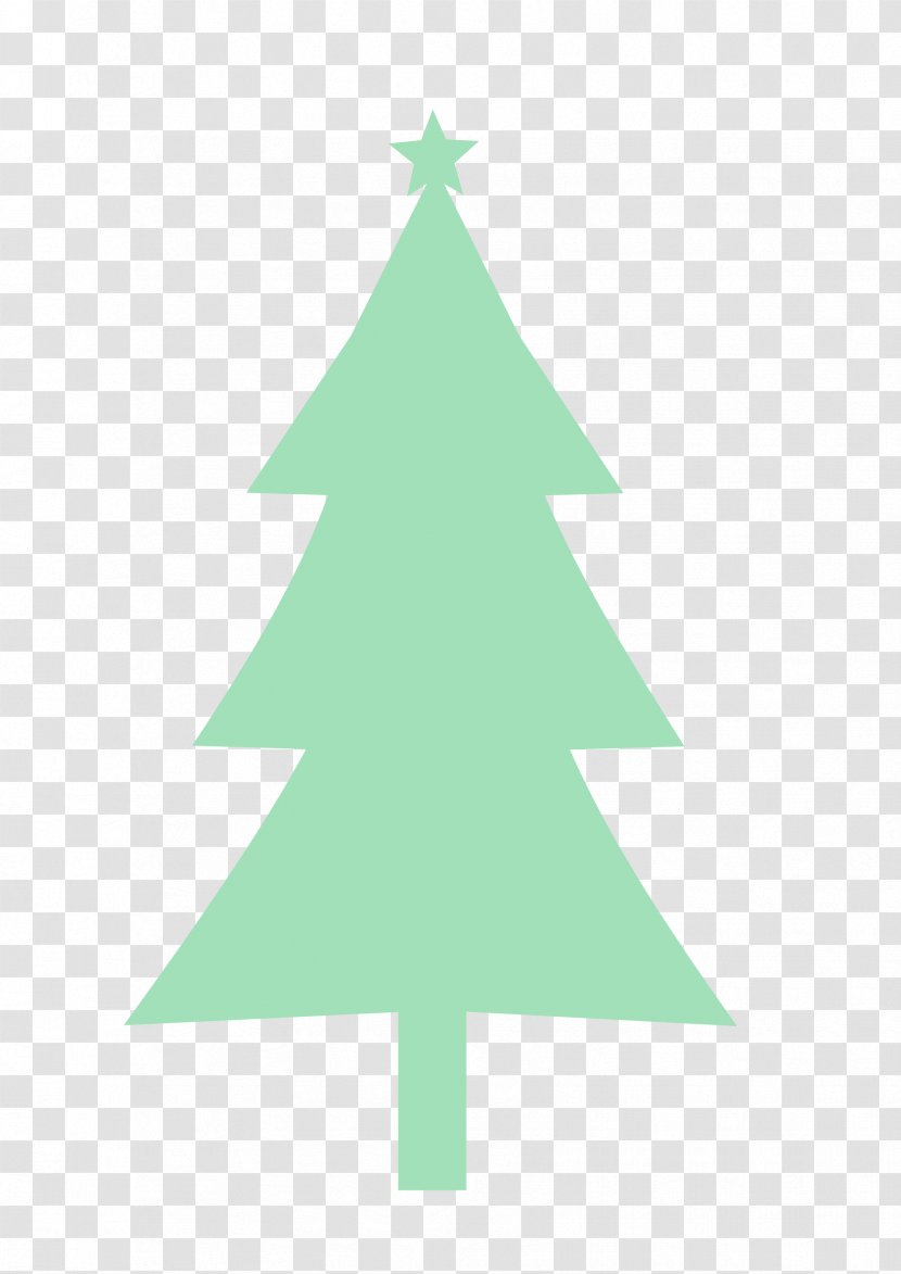 Christmas Tree Silhouette Clip Art Transparent PNG