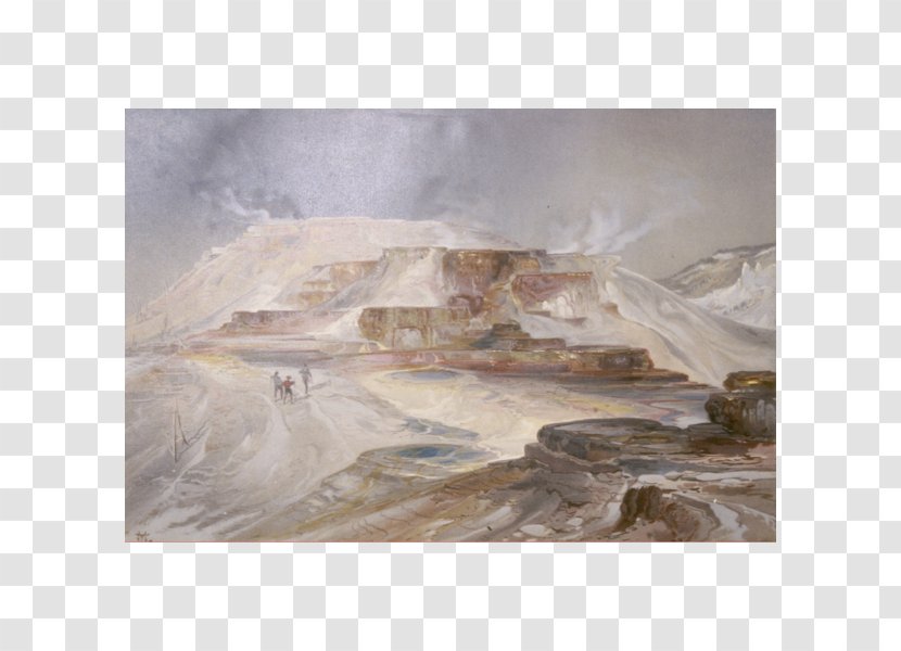 Yellowstone National Park Watercolor Painting Art - Printing - Hot Springs Transparent PNG