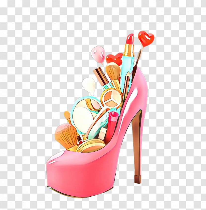 Footwear High Heels Pink Sandal Shoe - Basic Pump Leg Transparent PNG