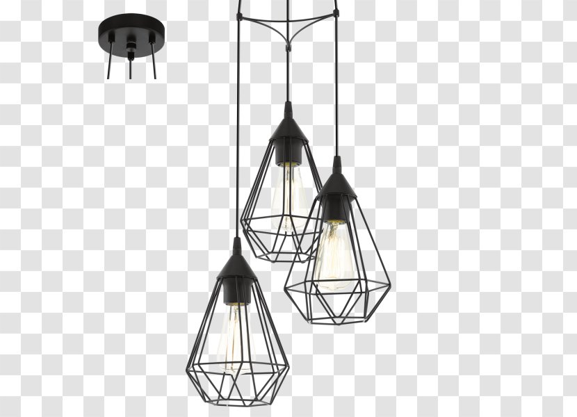 Canton Of Tarbes-1 Pendant Light Tarbes-3 - Eglo - Ceiling Fixture Transparent PNG