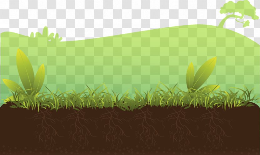 Green Illustration - Simple Hand-painted Pattern Grass Transparent PNG