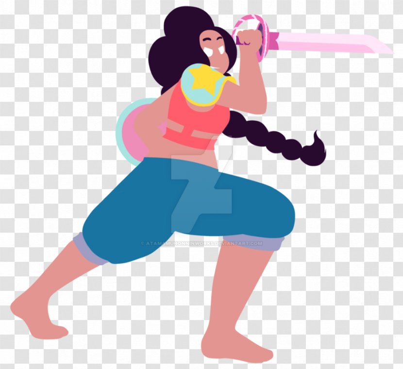 Stevonnie Drawing - Silhouette Transparent PNG