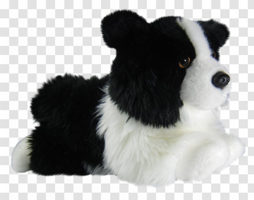 Dog Breed Border Collie Stuffed Animals & Cuddly Toys Companion - Toy Transparent PNG