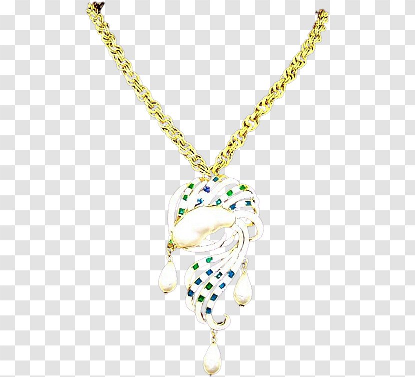 Pearl Locket Necklace Body Jewellery Transparent PNG