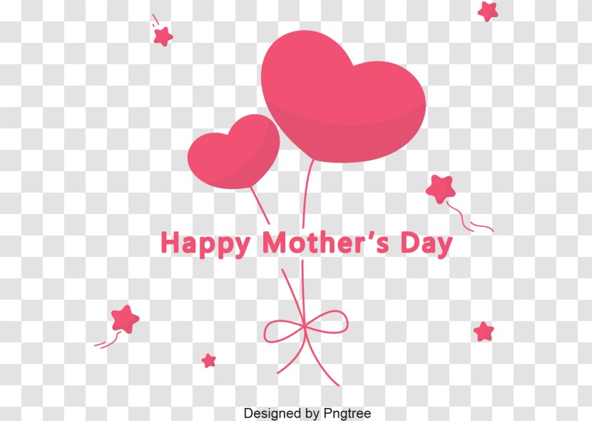 Love Background Heart - Mothers Day - Magenta Valentines Transparent PNG