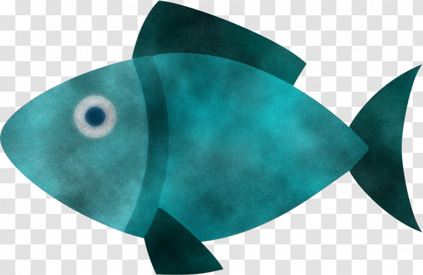 Fish Fin Turquoise Fish Blue Transparent PNG