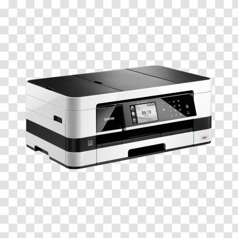 Multi-function Printer Inkjet Printing Brother Industries Image Scanner - Airprint - Evernote Dropbox Transparent PNG