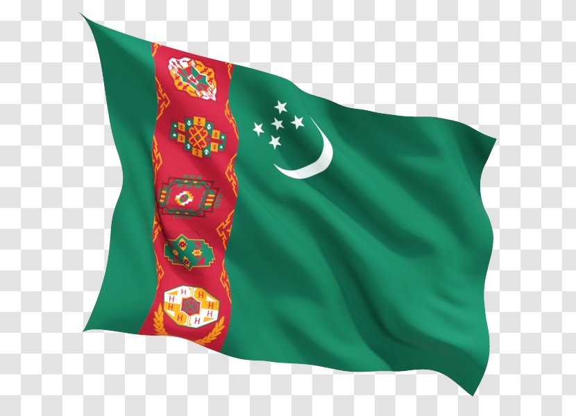 Flag Of Turkmenistan Uzbekistan Transparent PNG