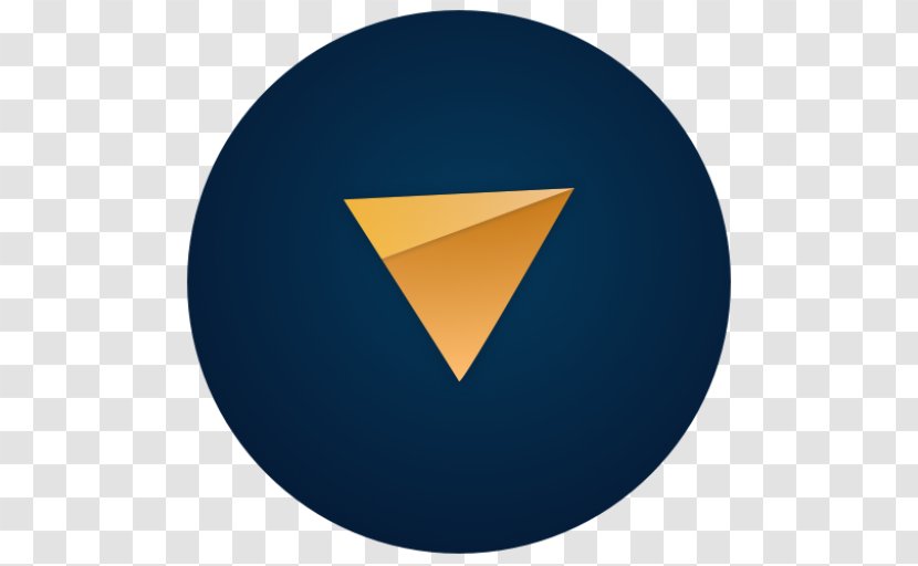 Circle Triangle Cobalt Blue Microsoft Azure - Round Gold Transparent PNG