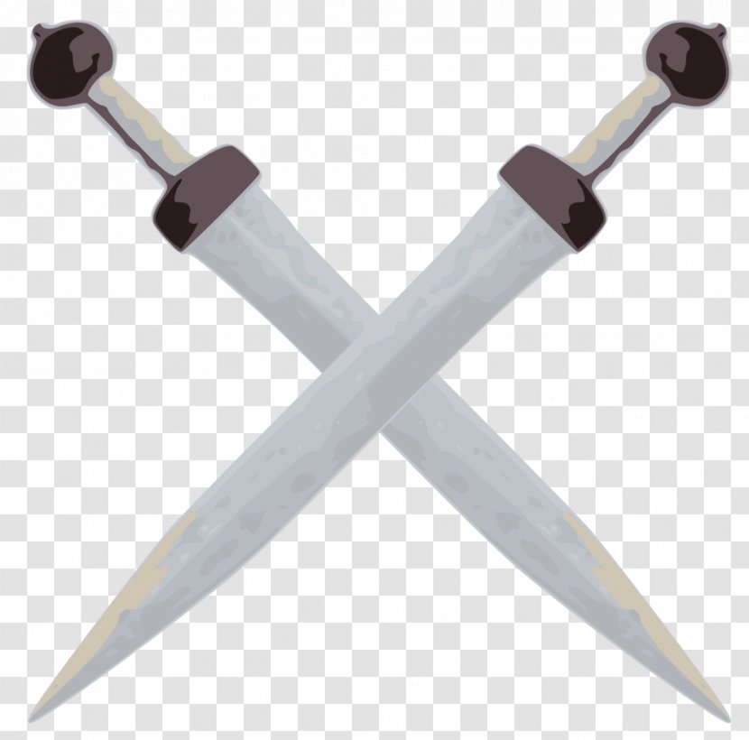 Gladius Gladiator Ancient Rome Sword First Punic War - Roman Legion - Swords Transparent PNG