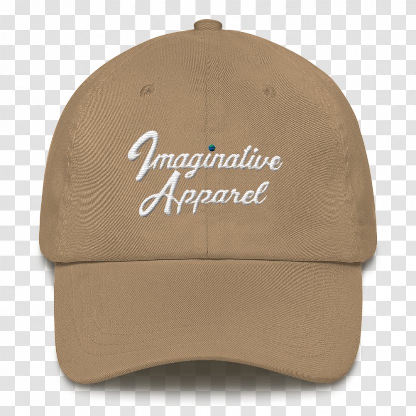 Baseball Cap Hat Logo Beige - Mockup Transparent PNG