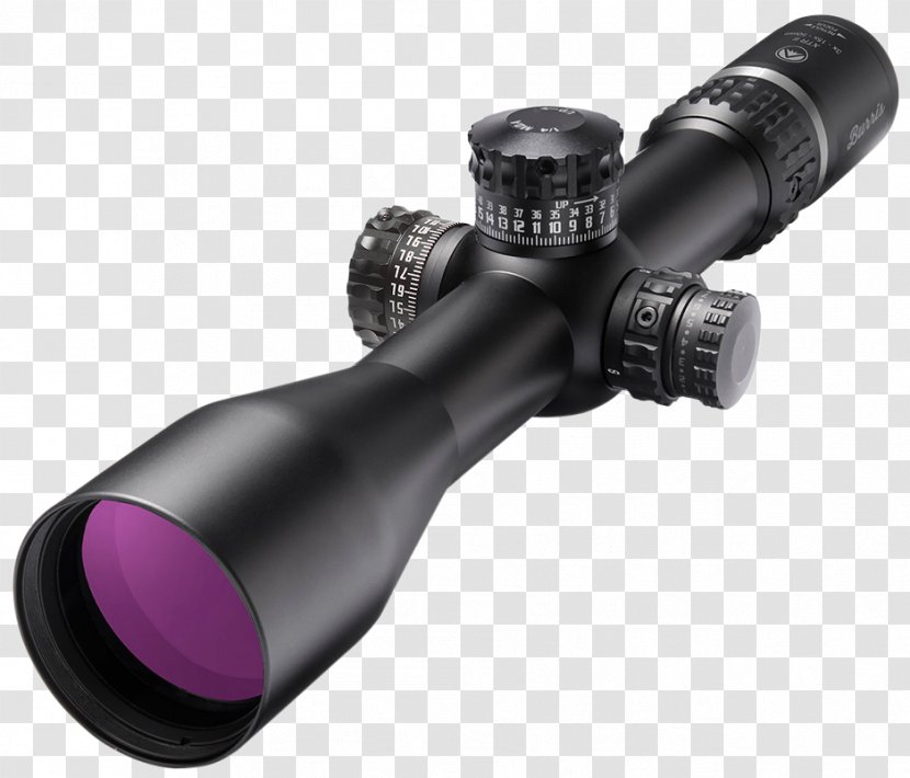 Telescopic Sight Milliradian Reticle Burris Company, Inc. Firearm - Silhouette - Lighted Magnifiers For Low Vision Transparent PNG