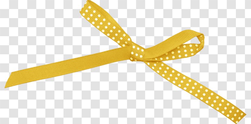 Yellow Ribbon - Bow Transparent PNG