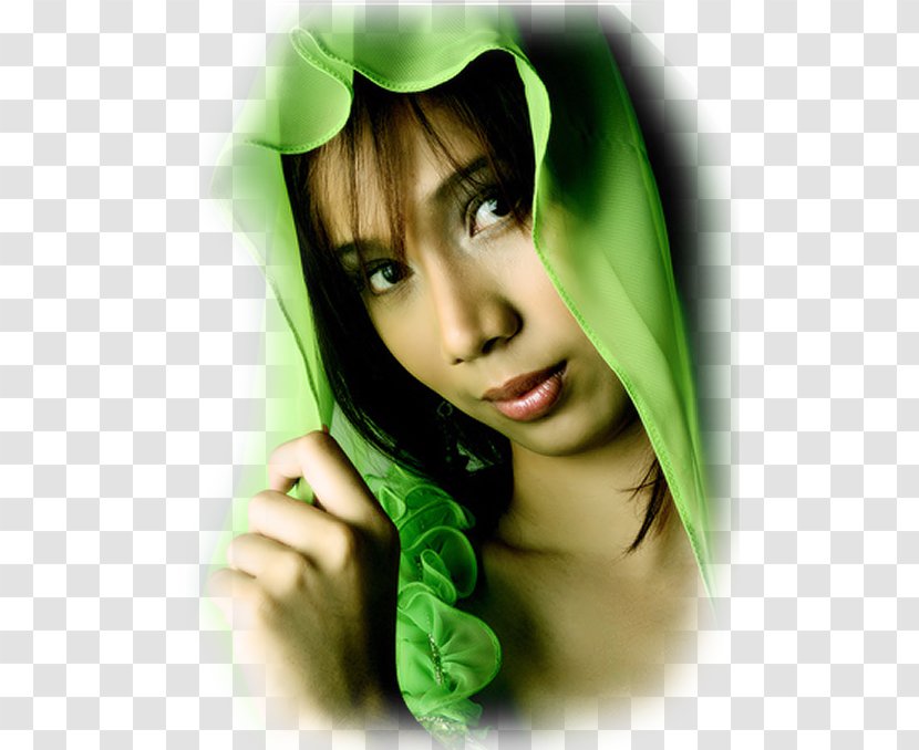 Woman In Green Buste De Femme With A Hat Female - Heart Transparent PNG