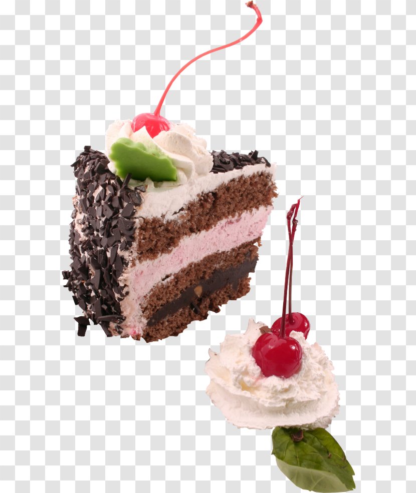 Torte Fruitcake Black Forest Gateau Chocolate Cake Ice Cream - Confectionery Transparent PNG