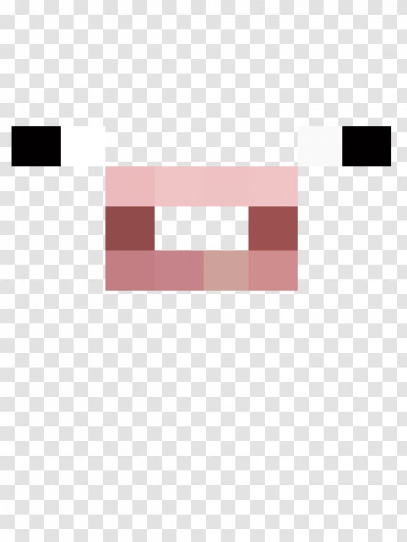 Minecraft Co Pig Video Game Drawing - Pixel Art - Pink Transparent PNG