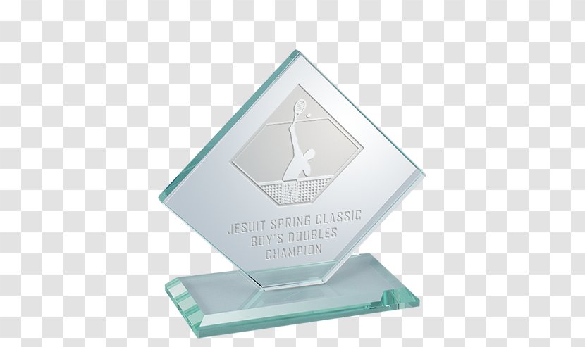 Lead Glass Award Window Trophy - War - Square Diamond Transparent PNG