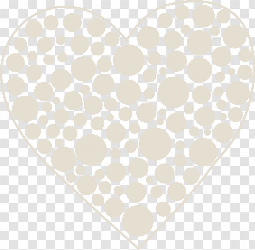 Area Circle Heart Pattern - Coffee Love Transparent PNG
