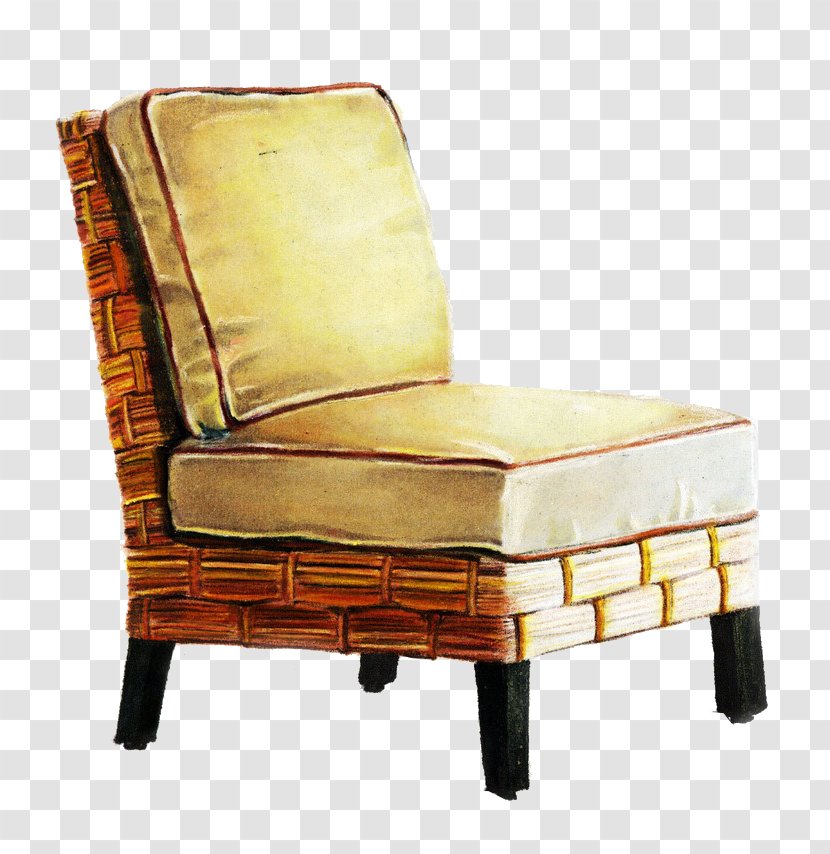 Chair Drawing Interior Design Services Furniture Sketch - Hand-painted Oil Painting Decorative Sofa Transparent PNG