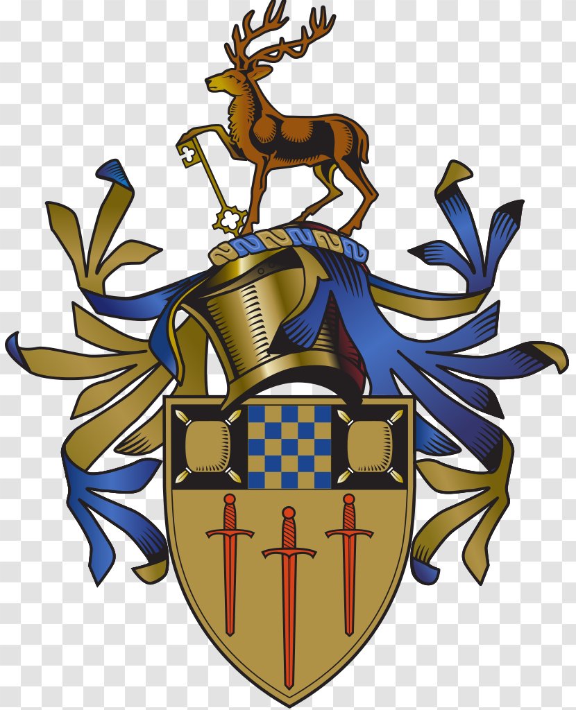 University Of Surrey Students' Union Coat Arms Flag - Anchor - Antler Transparent PNG