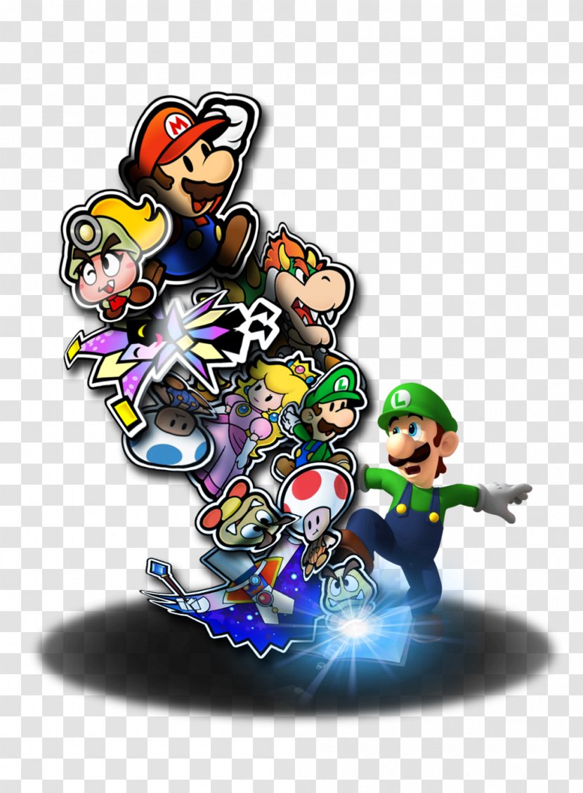 Mario & Luigi: Paper Jam Superstar Saga Dream Team Mario: Sticker Star - Recreation - Luigi Transparent PNG